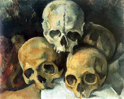 Pyramid of Skulls Paul Cezanne